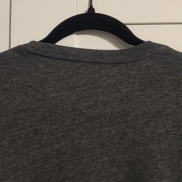 Lucky Brand T-Shirt Tee Men's Large Charcoal Gray Short Sleeve Spades Casual - Picture 4 of 10
